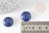 Cabochon rond bleu lapis lazulis 16mm, cabochon rond, lapis lazulis naturel,16mm, pierre naturelle, X1 G0431