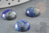 Cabochon rond bleu lapis lazulis, cabochon pierre, lapis lazulis naturel,12mm, pierre naturelle, X1 G2656