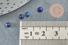 Cabochon rond bleu lapis lazulis, cabochon rond, cabochon pierre, lapis lazulis naturel,4mm, pierre naturelle, X1 G2655