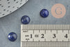 Cabochon rond bleu lapis lazulis, cabochon rond, cabochon pierre, lapis lazulis naturel,8mm, pierre naturelle, X1 G2684