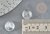 Cabochon rond cristal de roche 12mm,cabochon rond,quartz naturel, cabochon cristal, pierre naturelle, X1 G9361