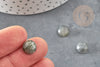 Cabochon rond labradorite, cabochon rond, labradorite naturelle,10mm, pierre naturelle, X1 G5021