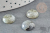 Cabochon rond labradorite naturelle 12mm, cabochon pierre naturelle, X1 G1015