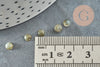 Cabochon rond labradorite, fournitures créatives, cabochon rond, labradorite naturelle,4mm, pierre naturelle, X1 G3007