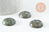 Cabochon rond labradorite naturelle 20mm, cabochon création bijoux pierre naturelle, x1 G9614