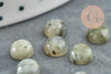 Cabochon rond labradorite naturelle 6mm, cabochon création bijoux pierre, X1 G8650