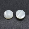 Cabochon rond nacre blanche, cabochon coquillage, cabochon coquillage naturel, nacre 10mm, X1 G2751