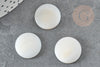 Cabochon rond nacre blanche, cabochon coquillage, cabochon nacre, coquillage naturel, nacre naturelle,18-19mm, X1 G2953