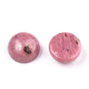 Cabochon rond rhodochrosite naturelle lisse 8mm, x1 (G5592)