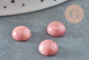 Cabochon rond rhodochrosite naturelle lisse 8mm, x1 (G5592)