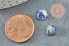 Cabochon rond sodalite bleue, cabochon rond,sodalite naturelle,8mm, pierre naturelle, X1 G0423