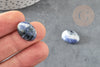 Cabochon sodalite bleue, bijou cabochon pierre naturelle,cabochon ovale, 13x18mm,pierre naturelle, X1 G2659