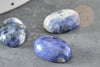 Cabochon sodalite bleue, bijou cabochon pierre naturelle,cabochon ovale, 13x18mm,pierre naturelle, X1 G2659