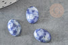 Cabochon sodalite bleue,cabochon ovale, sodalite naturelle,14x10mm, pierre naturelle, X1 G2595