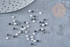 Cabochon strass cristaux transparent 2.7mm, cabochon plastique, strass couture,cristal Swarovski, lot de 1 gr G8683