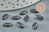 Cabochons en Agate noire naturelle 10mm, cabochon en pierre oeil de cheval, X1 G5759