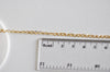 Chaine acier 304 inoxydable doré 14K fantaisie maille courbe large 5mm, x1 mètre (G3146)