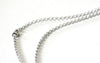 Chaine complète acier rollo, fourniture créative, chaine collier, création bijoux, chaine argent,chaine rollo,sans nickel, 3mm, 40cm-G529