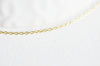 Chaine fine dorée gold-filled 14K, fourniture créative,chaine au metre chaine complète,chaine plaqué or,1.1mm, 1metre-XYG1449