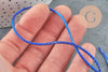 Cordon bleu roi or, fabrication bijoux, création bijoux,ruban mariage, scrapbooking, largeur 1.5mm, X 1mètre G3260