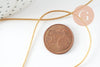 Cordon or clair pailleté 1mm, fabrication bijoux bijoux,ruban mariage, scrapbooking, largeur 1mm, X 1mètre G5664