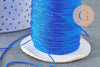 Cordon polyester bleu roi, fabrication bijoux, création bijoux,scrapbooking, 0.7mm, X 5mètres G3217