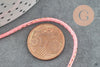 Cordon rose or, fabrication bijoux, création bijoux,ruban mariage,scrapbooking, largeur 1.5mm, X 1mètre G3762