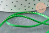 Cordon vert or, fabrication bijoux bijoux,ruban mariage,scrapbooking, largeur 1.5mm, X 1mètre G3407