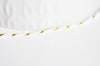 DOUBLONCordon blanc or, fabrication bijoux, création bijoux,ruban mariage,fourniture créative, scrapbooking,1-1.55mm,1-5-10metres-G2343