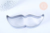 Emporte-pièce moustache, Moule patisserie, emporte-pièce en acier inoxydable pour cuisine gateau et loisirs créatifs,10.5cm, x1 G4994