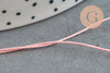 Fil rose clair, fournitures créatives, fil à broder, fil couture, scrapbooking, fil rose, fil nylon rose, 0.7mm, x 10Mètres G3637