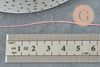 Fil rose clair, fournitures créatives, fil à broder, fil couture, scrapbooking, fil rose, fil nylon rose, 0.7mm, x 10Mètres G3637