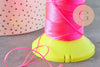 Fil rose fluorescent, fil à broder,fil couture, scrapbooking, fil rose, fil nylon rose, 0.8mm, x 10 mètres G1748