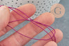 Fil rose fuchsia métallisé, fournitures créatives, fil original, création bijoux, fil Couture broderie,fil rose, diamètre 0.8mm, x 1M G2315