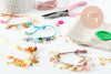 Kit 3 Bracelets/Collier breloques & Cordon, Coffrets et kits pour la création de bijoux fantaisie DIY, X1 G9556