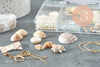 Kit Nacre & Coquillage, Coffrets et kits de perles pour la création de bijoux fantaisie DIY, x1