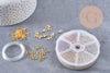 Kit de perles rocaille façon Miyuki Mix Moccha Doré, x1 (G9192)