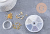 Kit de perles rocaille façon Miyuki Mix Noir Argent Blanc, x1 (G9193)
