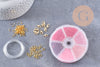 Kit de perles rocaille façon Miyuki Mix Rose, x1 (G9189)
