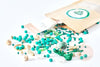 Kit mix de perles vertes Matcha Time, Coffrets et kits pour la création de bijoux fantaisie DIY, x1 G8345