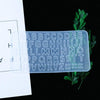 Moule pour fabrication lettre alphabet résine 21cm, un moule en silicone pour réaliser moulage résine jesmonite,21cm, x1 G4969