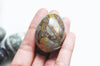 Oeuf en pierre Quartz rose Jaspe oeil tigre naturel Jade agate brut roulé,litotherapie, oeuf de décoration pierre naturel, X1, G4806