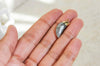 Pendentif corne labradorite, pierre,pendentif bijoux, pendentif pierre,labradorite naturelle,pendentif pierre ,26mm, x1-G0722