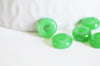 Pendentif donut jade vert teinté,pendentif jade, pendentif pierre,jade naturel, jade vert,jade vert naturel,10.5mm, lot de 2,G3035