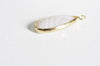 Pendentif goutte agate grise,pendentif bijoux, pendentif agate,pendentif pierre, agate naturelle,agate grise,26mm G5175