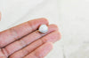 Pendentif goutte howlite blanche, fournitures créatives,pendentif bijoux,pendentif pierre,howlite naturelle,pendentif howlite,18mm-(G0978)