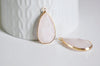 Pendentif goutte quartz rose,Pendentif pour bijoux, pendentif pierre, pierre naturelle, pendentif rose,quartz rose naturel,33mm, x1 G3620