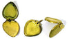 Pendentif locket cœur medaillon laiton brut, médaillon Vintage, création collier, fournitures laiton brut,15mm,lot 5 G4901