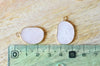 Pendentif oval jade rose , Pendentif bijou pierre naturelle, pendentif pierre naturelle,jade naturel,25mm, x1, G4648