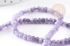 Perle abacus jade violet,perle jade,pierre naturelle,jade naturel,perle pierre,perle facette,jade,4x2mm, fil 35cm, x1 G4711